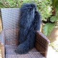 New Handmade Mongolian Lamb Fur Women Scarf